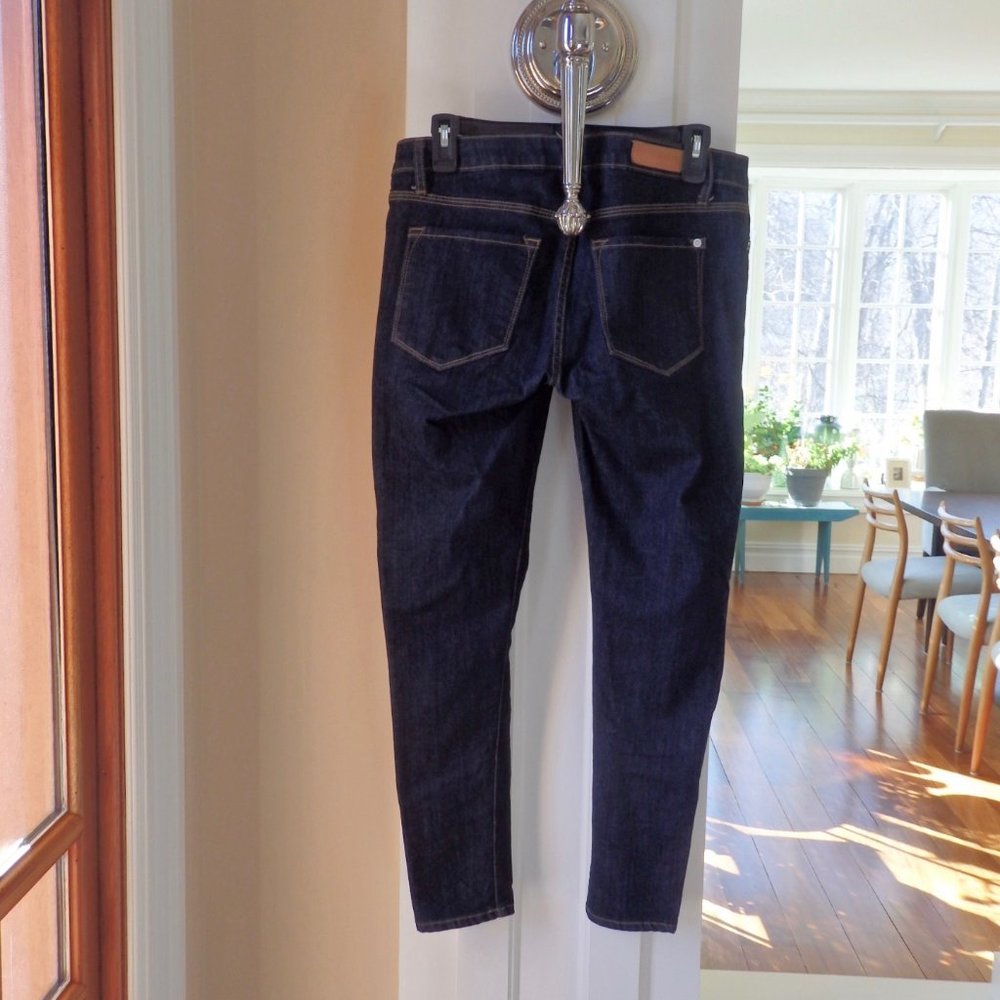 Baldwin dark rinse skinny ankle jeans The Rivington mid rise 30 - Picture 11 of 12